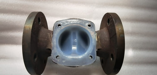 diaphragm valve lined with ptfe