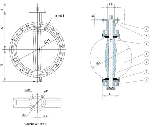 flange drawing