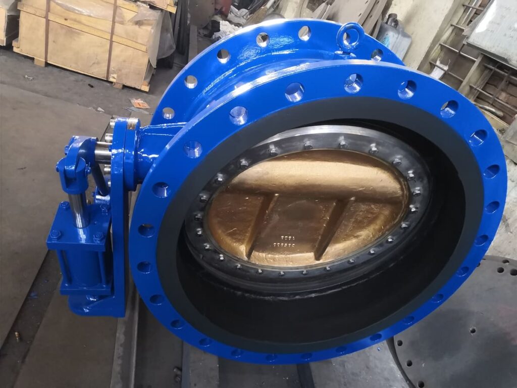 tilting check valve with hydraluic damper 2