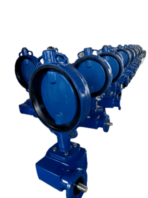 wafterbutterfly valves with nylon coated disc