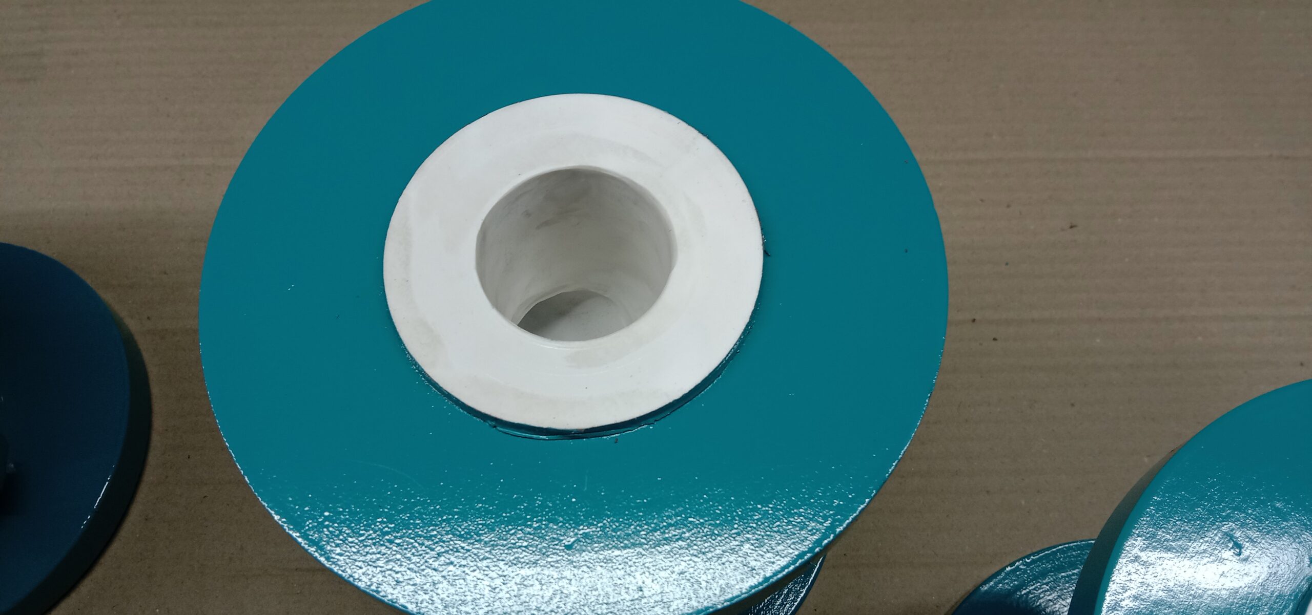 A PTFE-lined diaphragm valve designed for chemical resistance