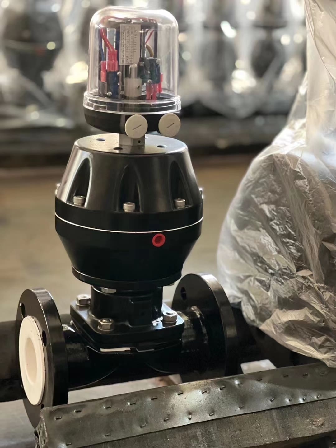 A collection of different types of pneumatic diaphragm valves