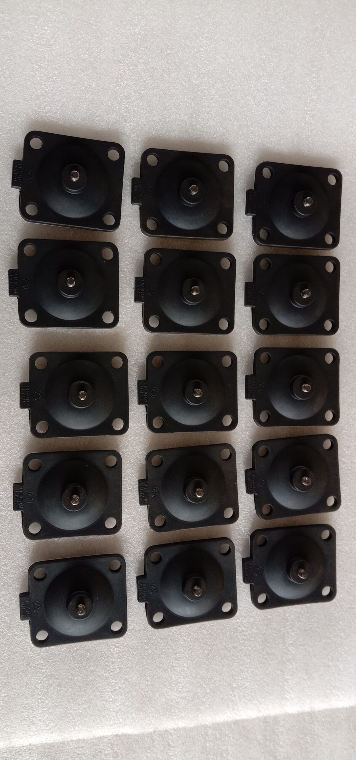 A manual diaphragm valve with an EPDM diaphragm installed in a water treatment plant