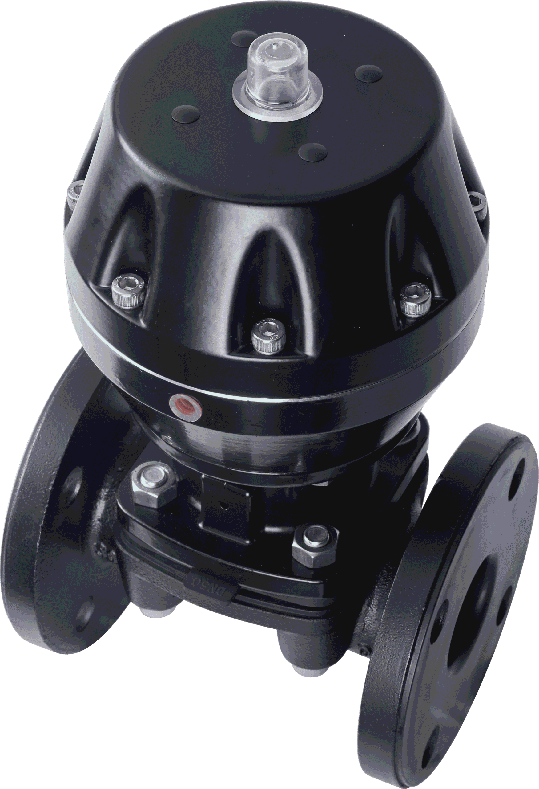 A display of different rubber and plastic valve linings