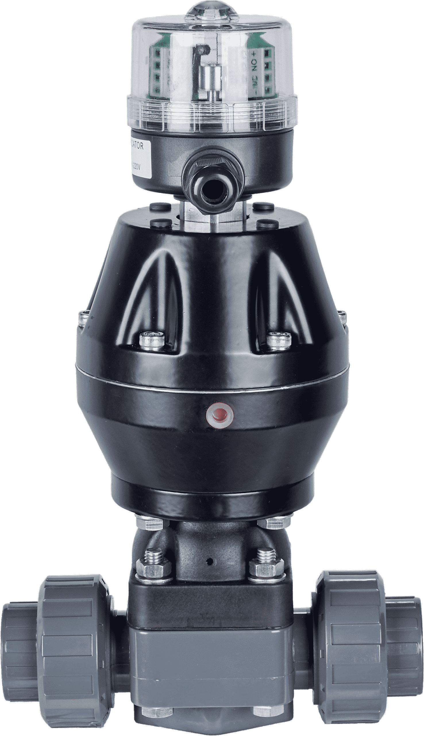 Waste treatment plant with UPVC piping