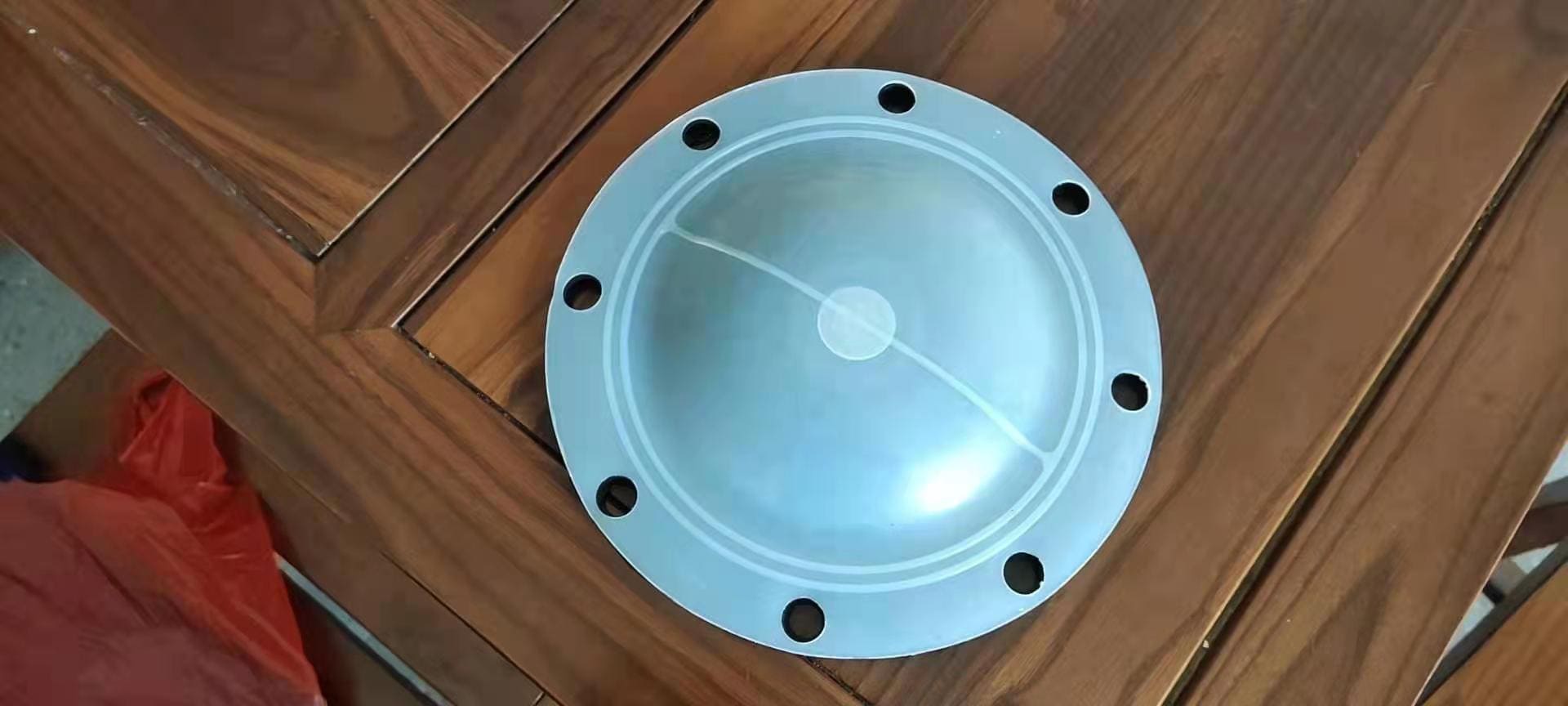 EPDM and PTFE diaphragm materials side-by-side