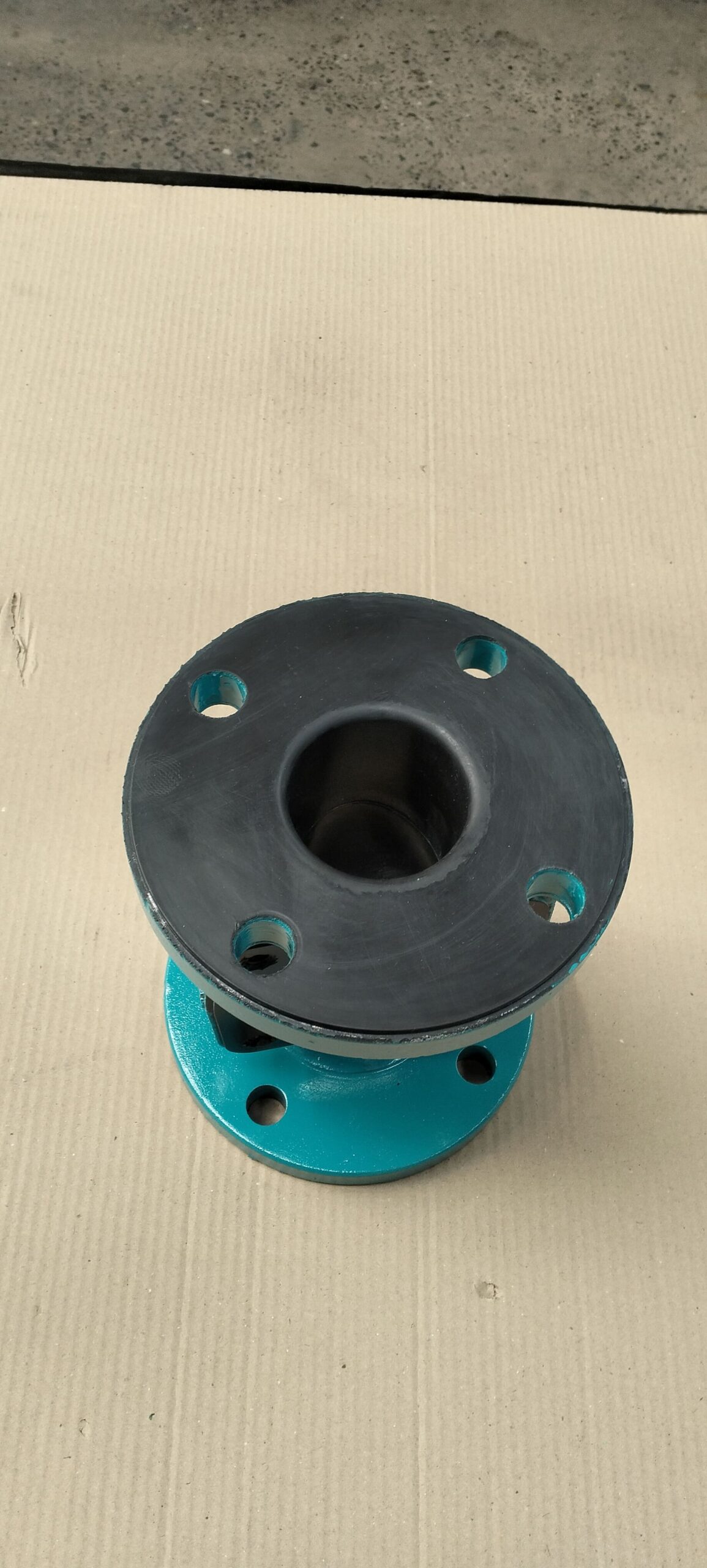 A heavy-duty diaphragm valve in a high-temperature industrial setting