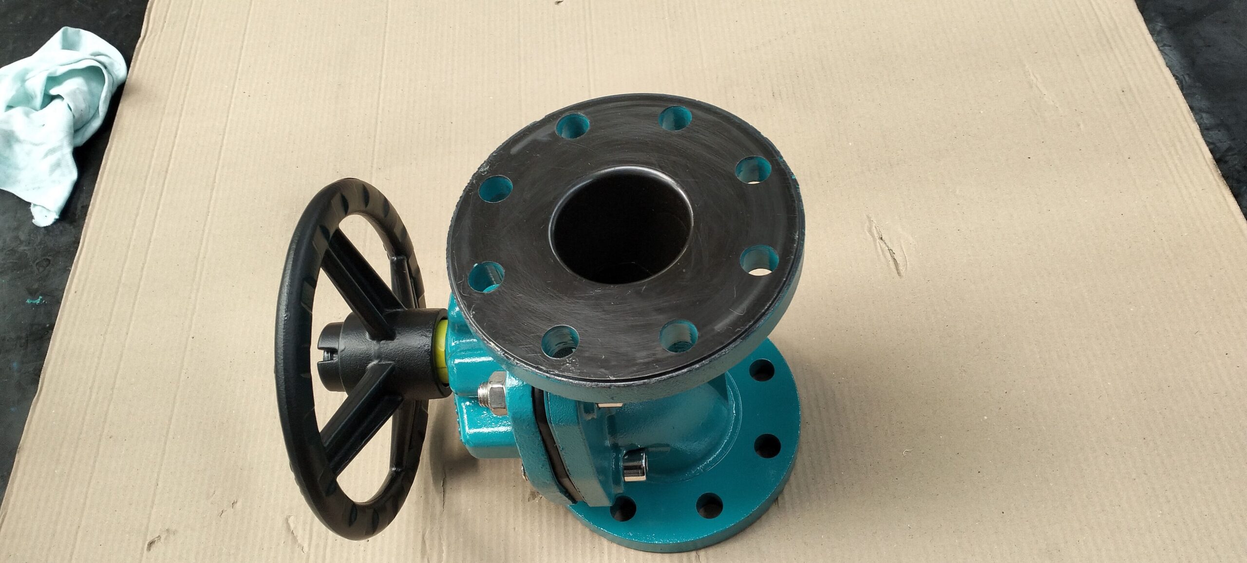 Diaphragm valves in a water treatment facility