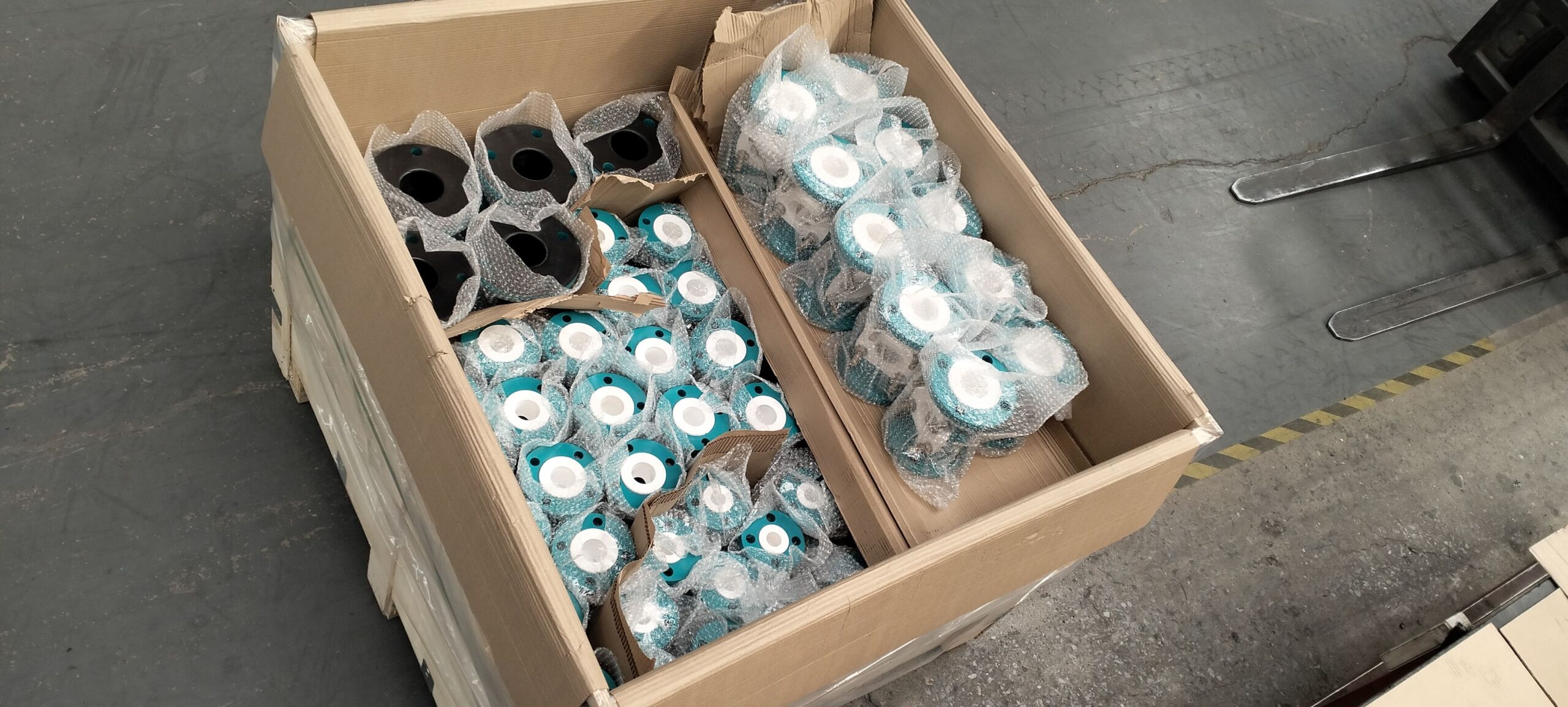 Chemical structure of PTFE