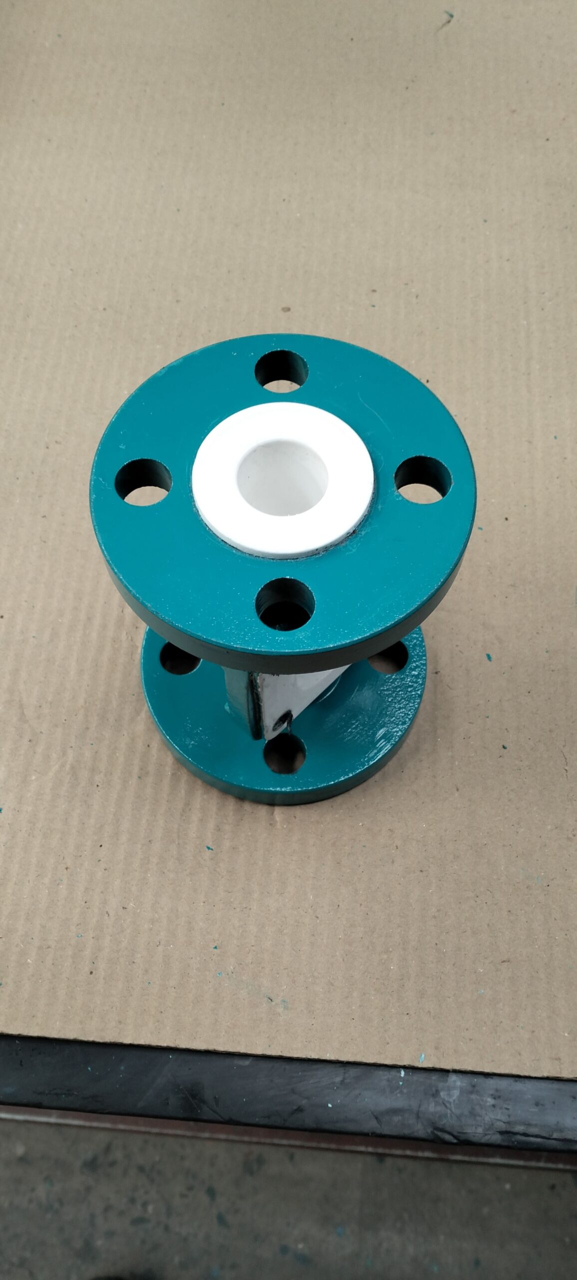 Composite PTFE diaphragm cross-section