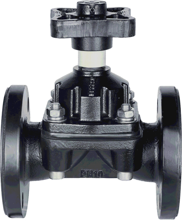 WCB Manual Weir Type Diaphragm Valve SR Lined