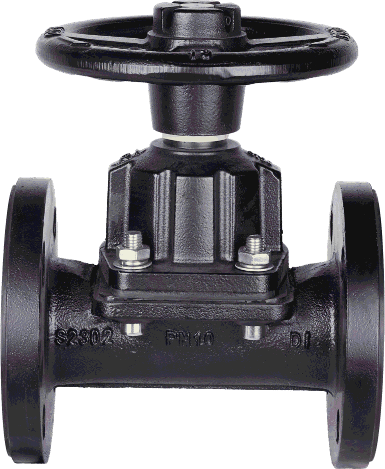 DI/CI Manual ST Diaphragm Valve NBR Lined