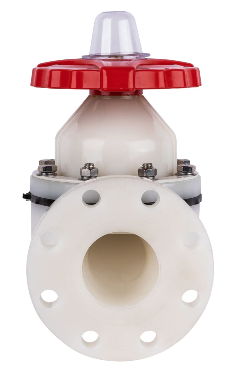 PVDF Flange Type Diaphragm Valve