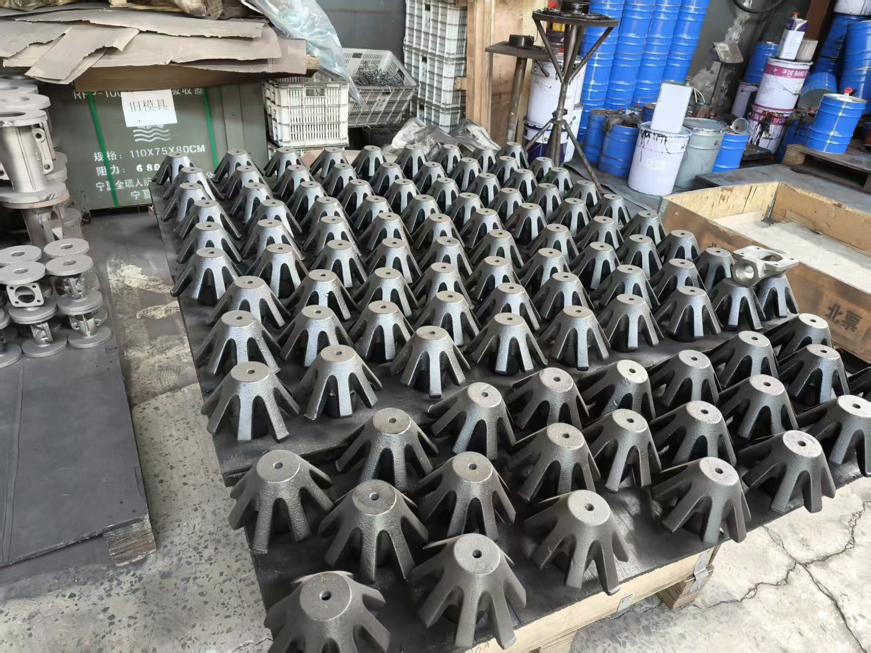 Wastewater plant using DN250 diaphragm valves