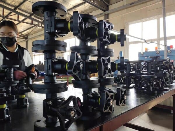 Diaphragm valve with machine vulcanized rubber lining